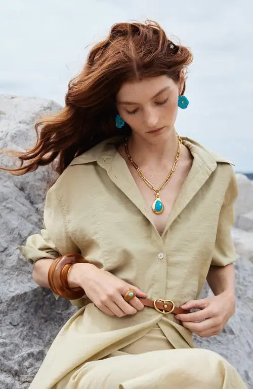 Lizzie Fortunato Blue Pond Necklace