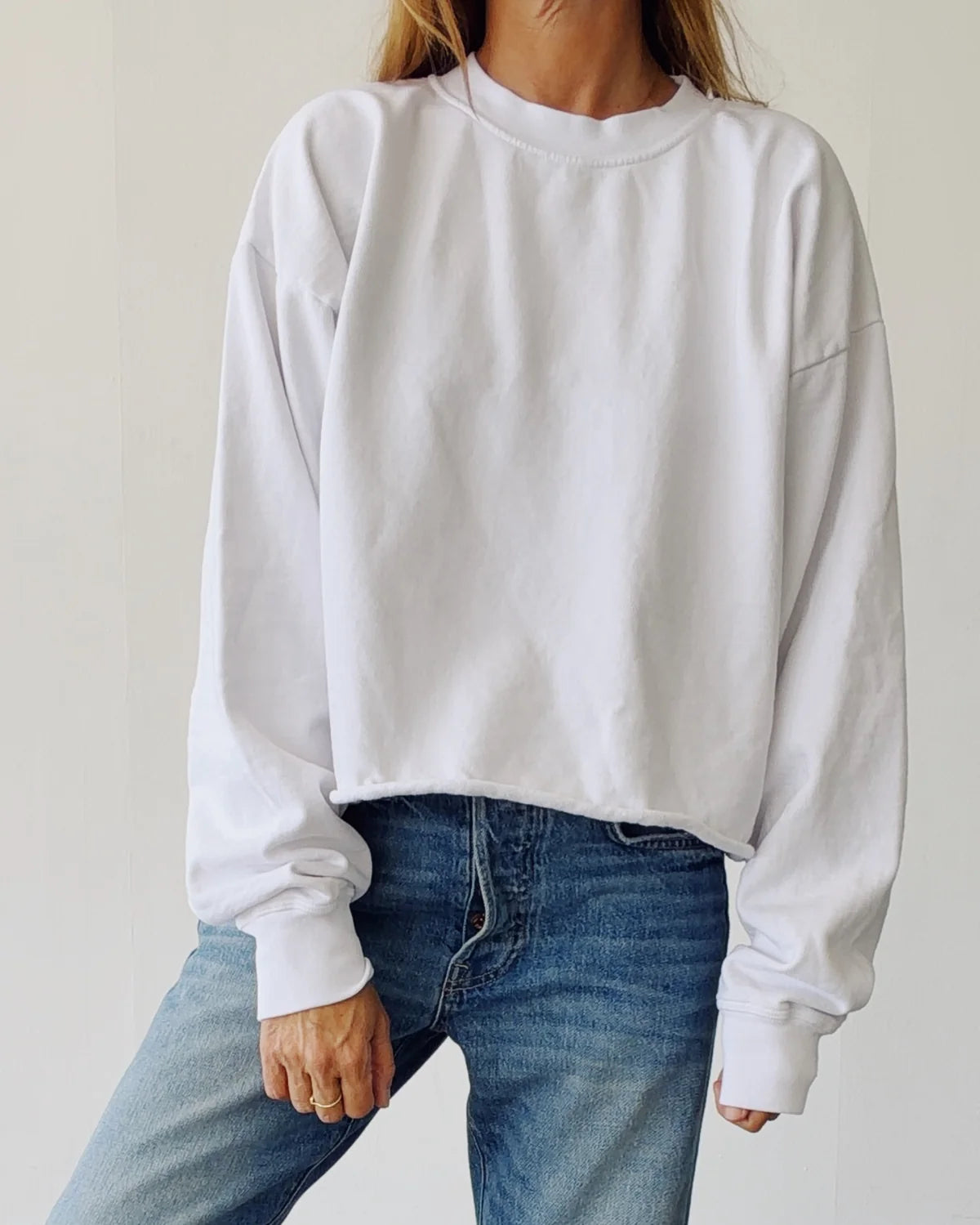 Hey Gang The Boxy Crop Sweatshirt
