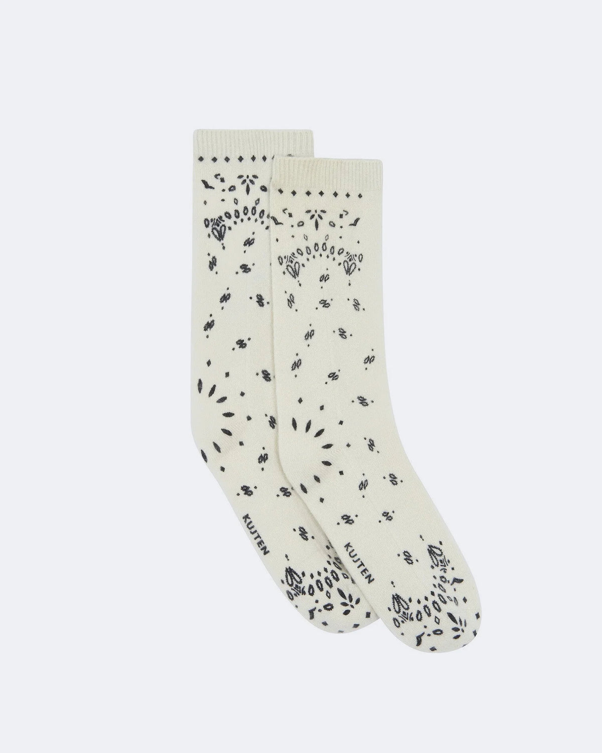 Kujten Sig Bandana Cashmere Socks
