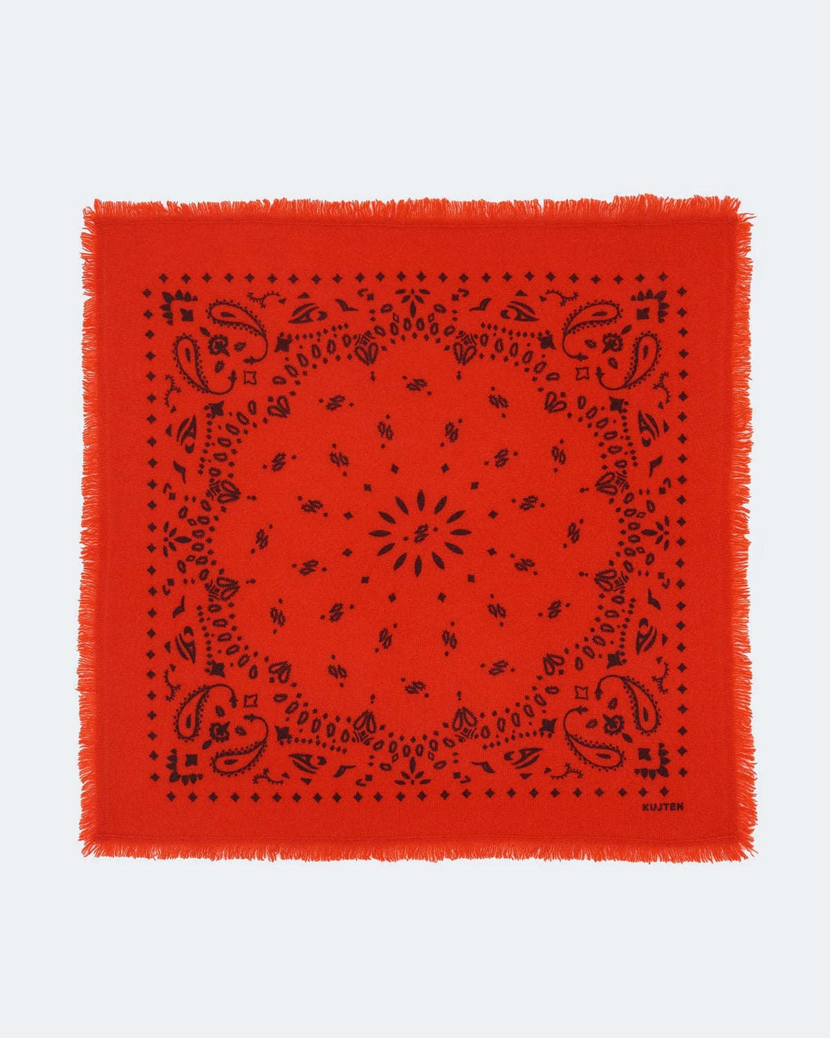 Kujten Hachiko Bandana Cashmere Scarf