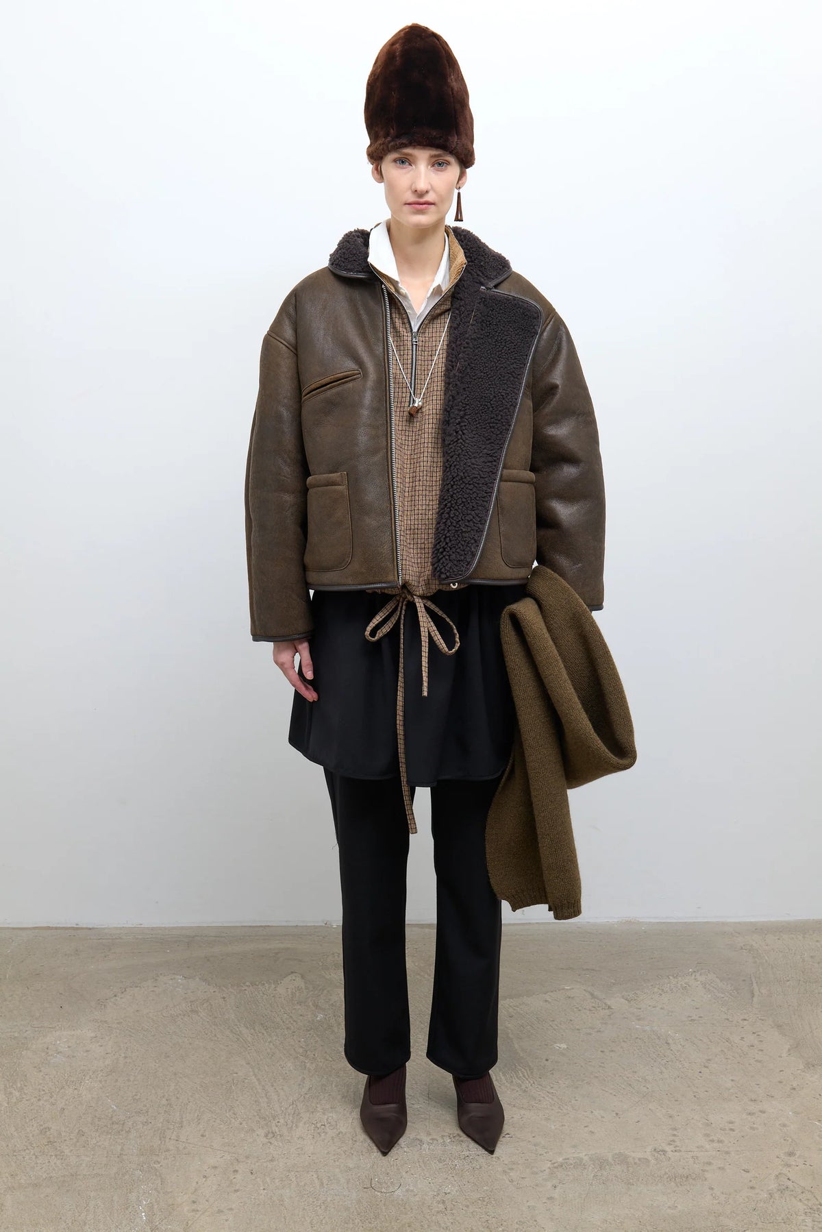 Cawley Studio Antique Aviator Flying Jacket