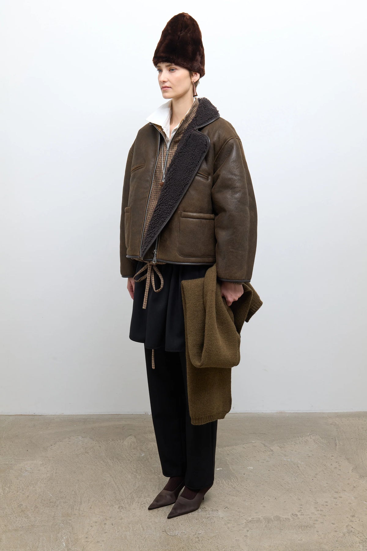 Cawley Studio Antique Aviator Flying Jacket