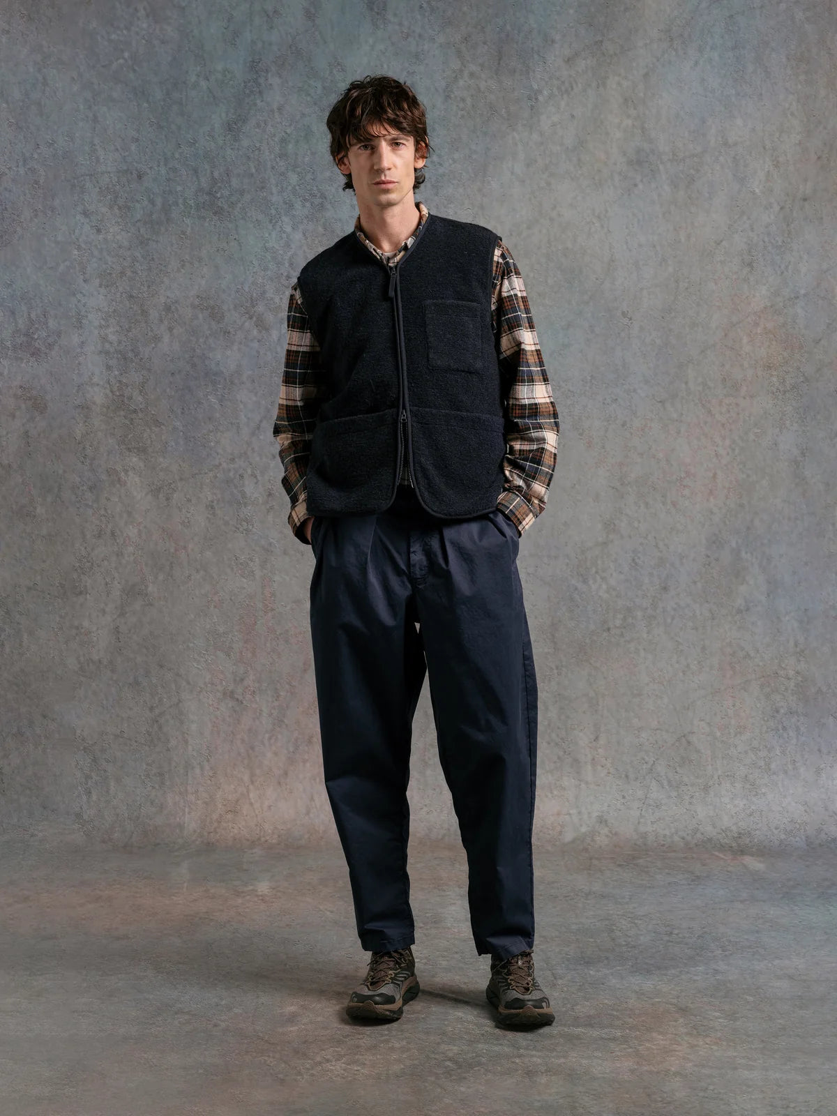 Kestin Bute Speckled Wool Vest