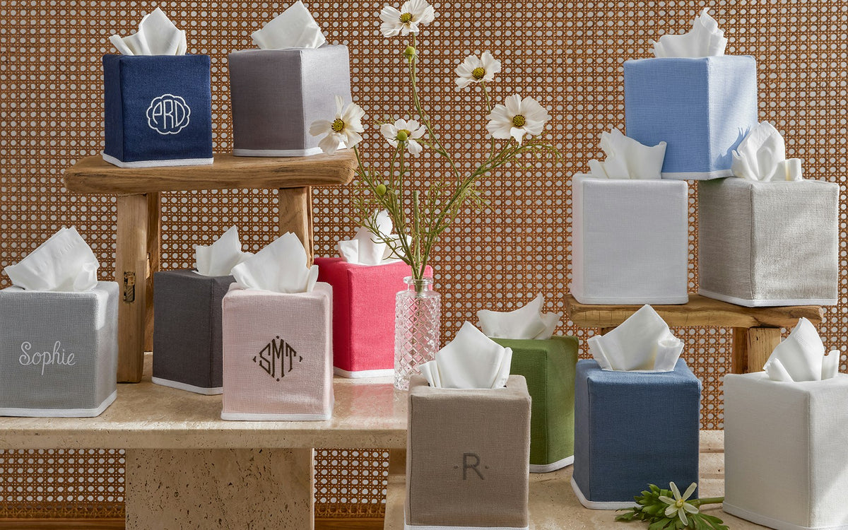 Matouk Chelsea Tissue Box Cover