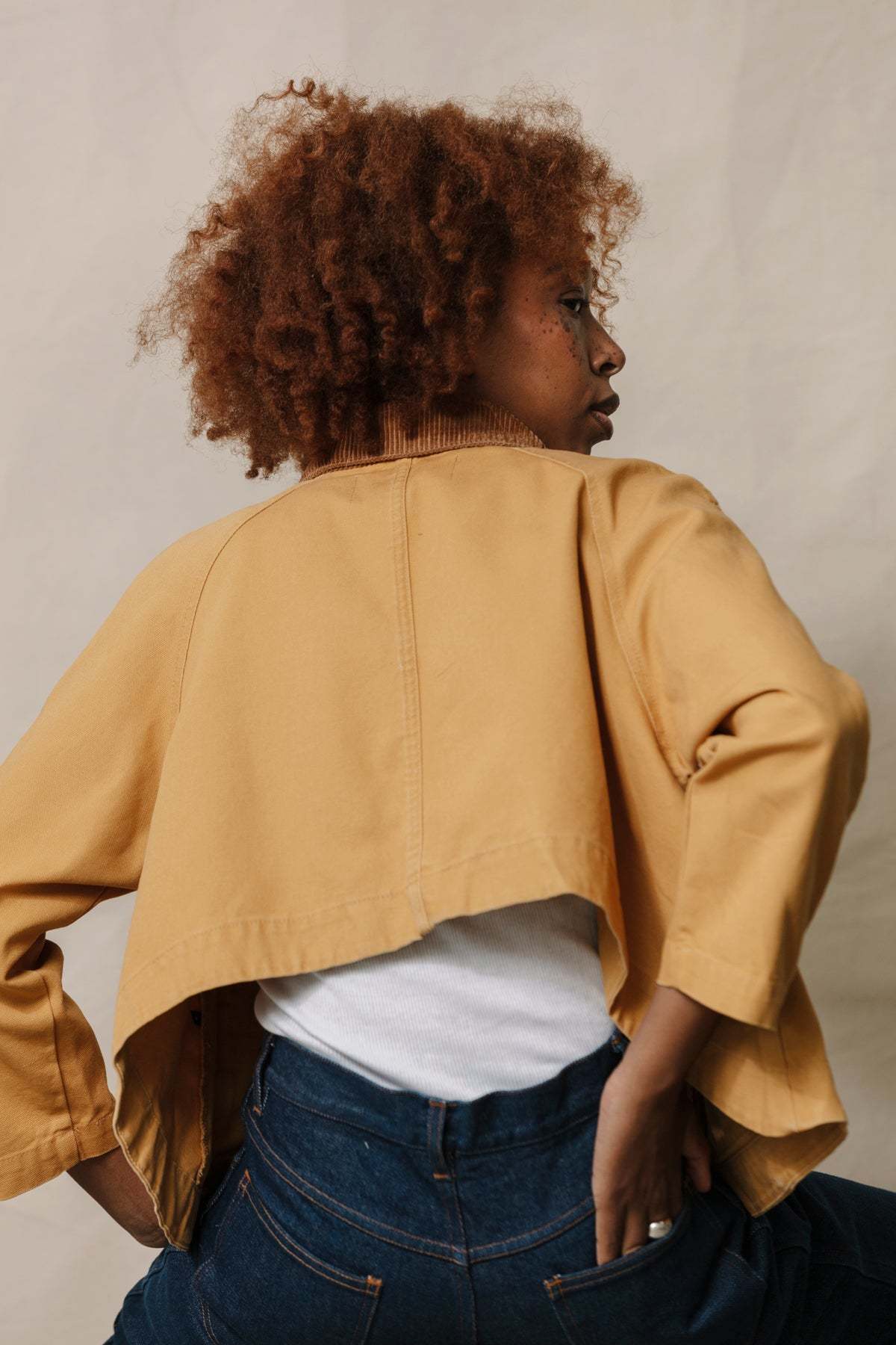 Carleen Laurel Amber Wheat Swing Jacket
