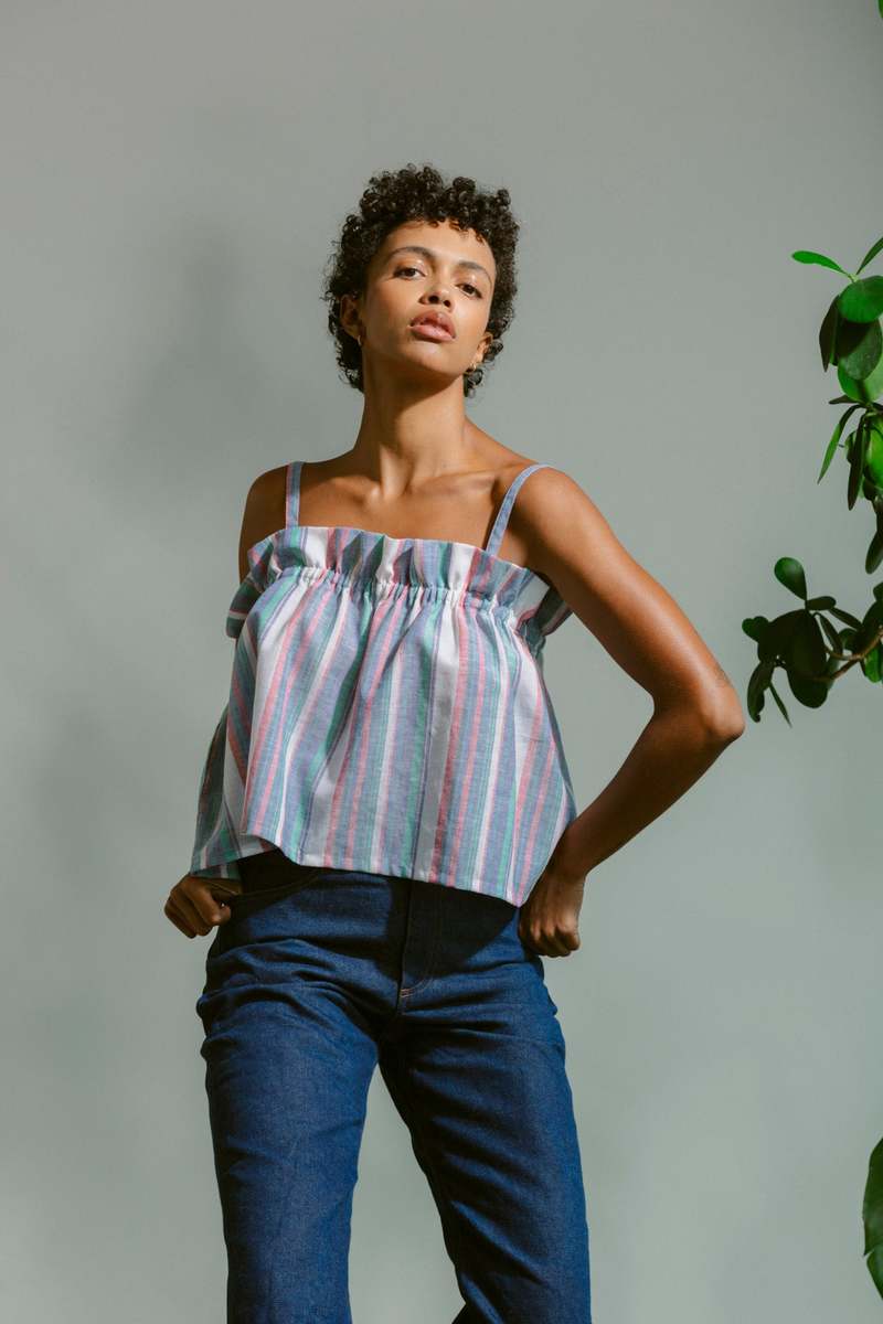 Carleen Ruffle Tank