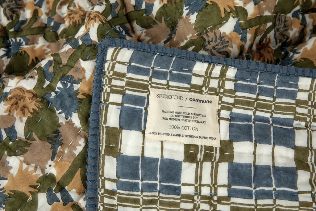 Studio Ford Commune Blue Quilt