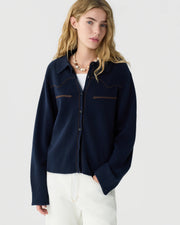 Guest in Residence Cropped Western Shirt