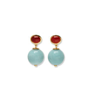 Lizzie Fortunato Umbria Earrings Amazonite