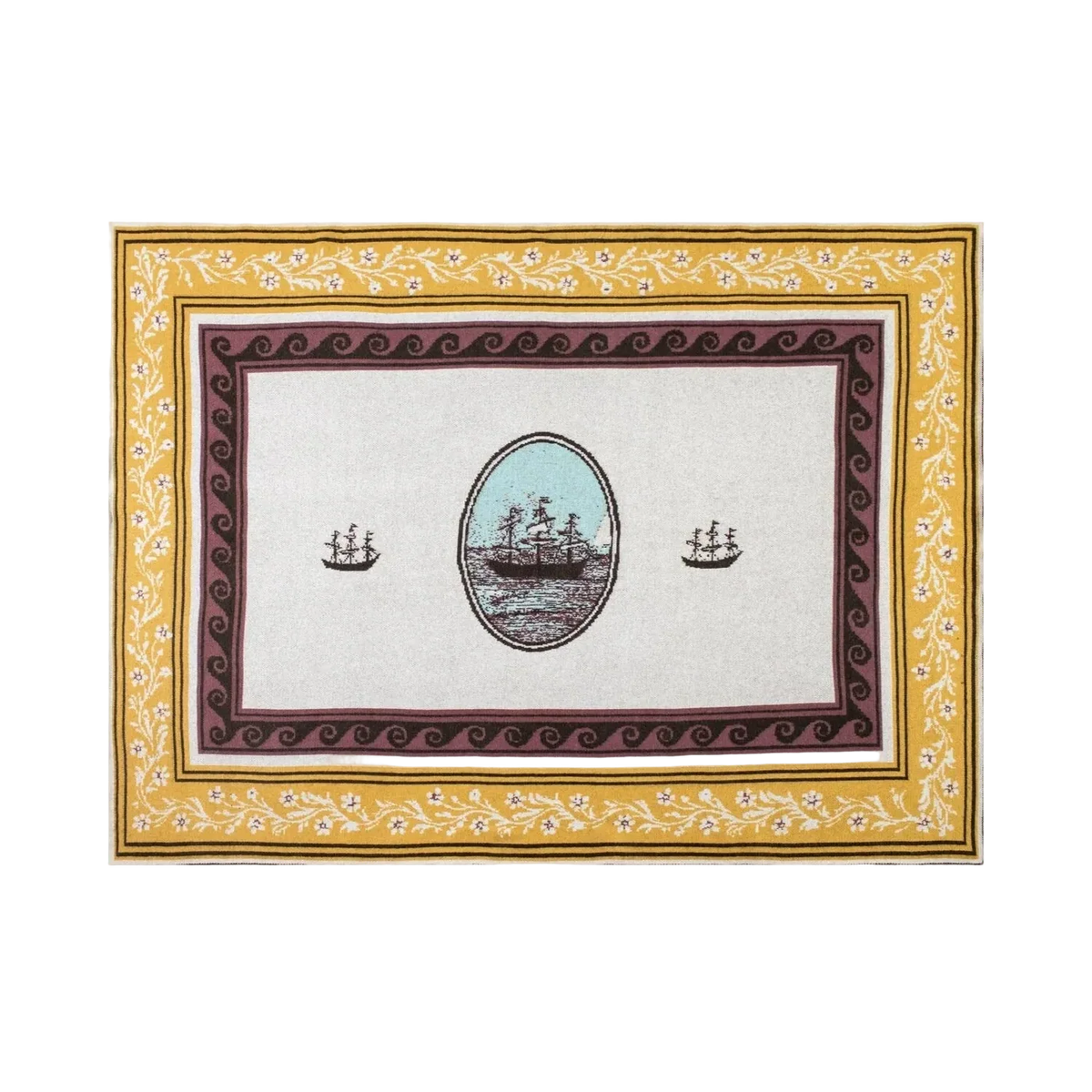 SAVED New York Lukas The Illustrator High Seas Throw (51" x 71")