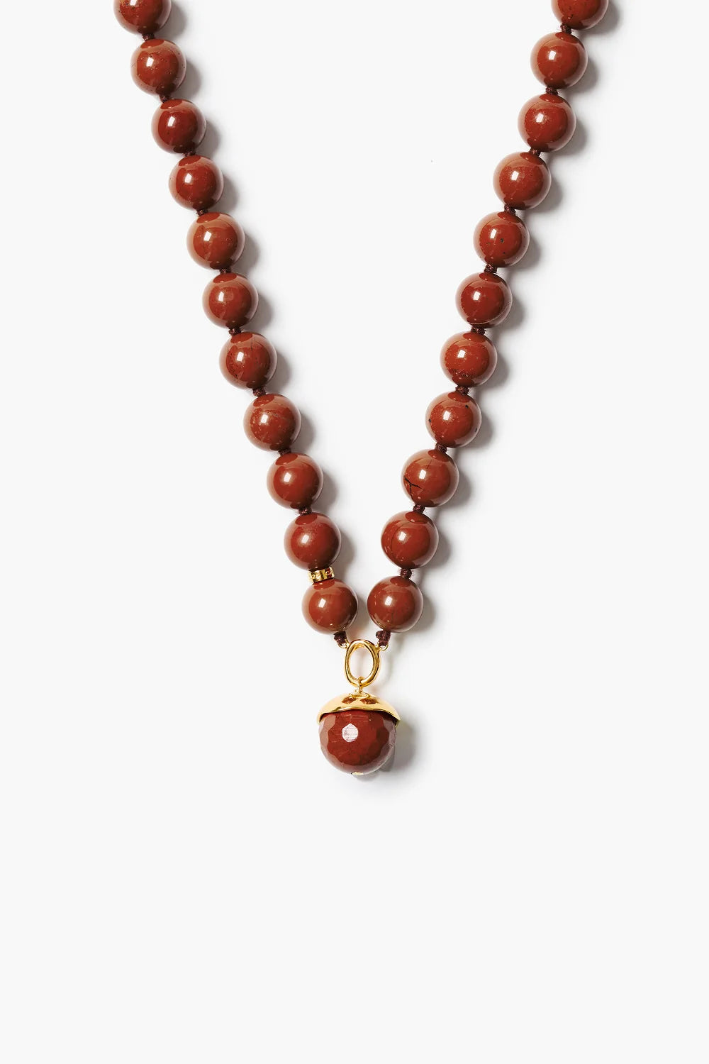 Chan Luu Bell Tower Red Jasper Necklace