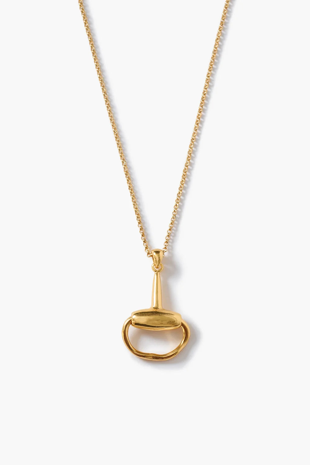 Chan Luu Horsebit Necklace in Gold