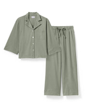 Petite Plume Pima Sage Long Sleeve & Pant Set