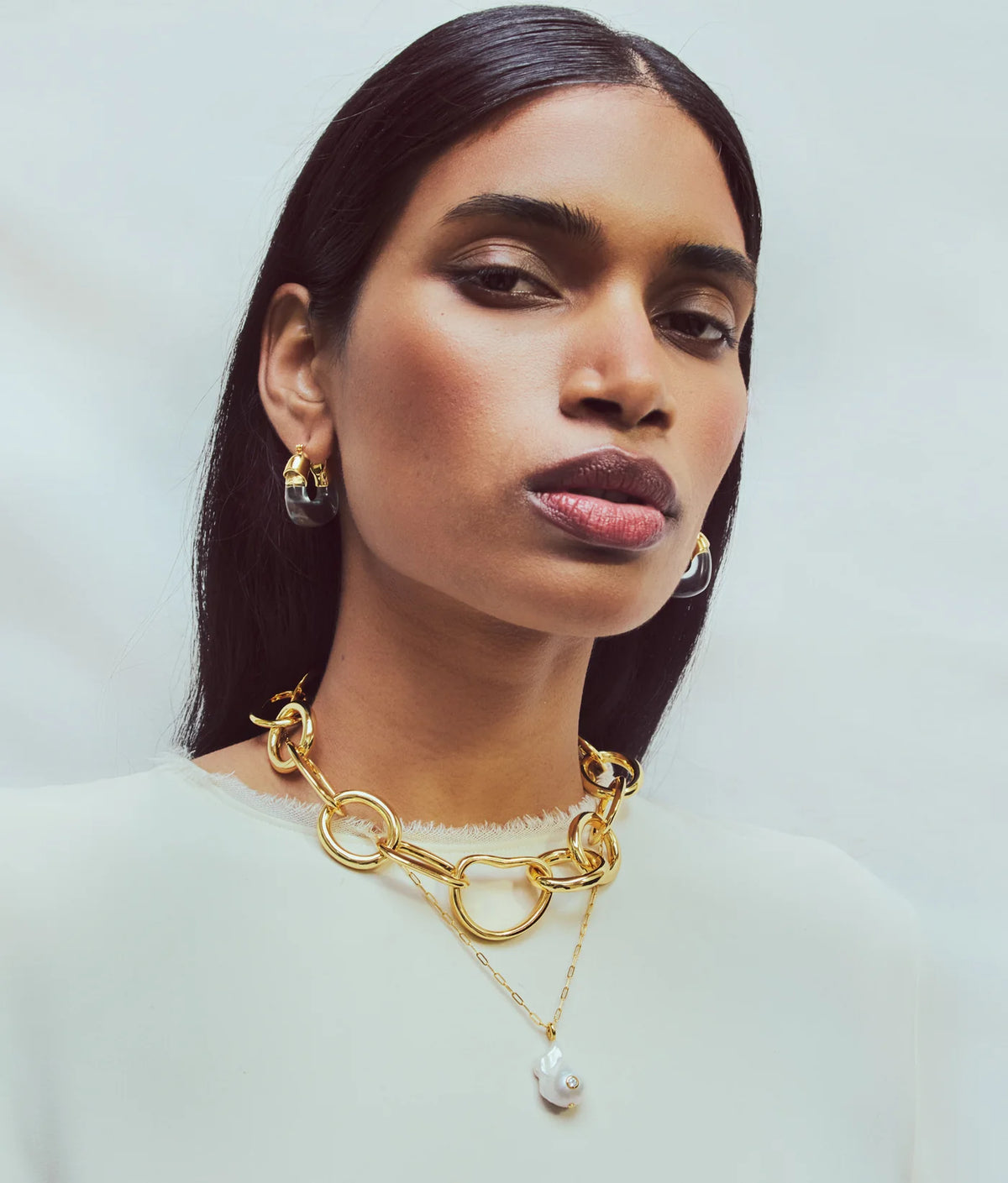 Lizzie Fortunato Oasis Gold Necklace