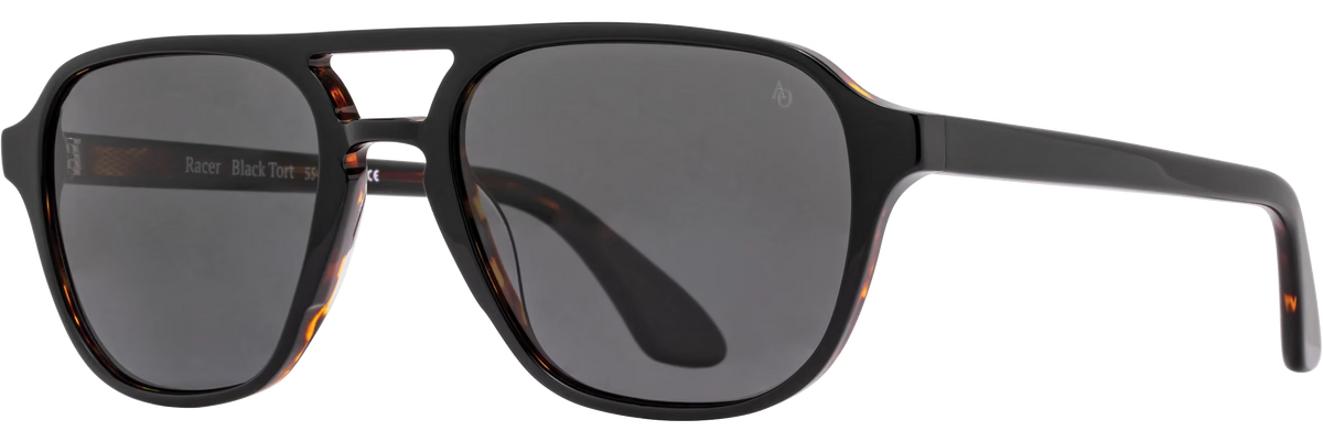 American Optical Racer Black Tortoise