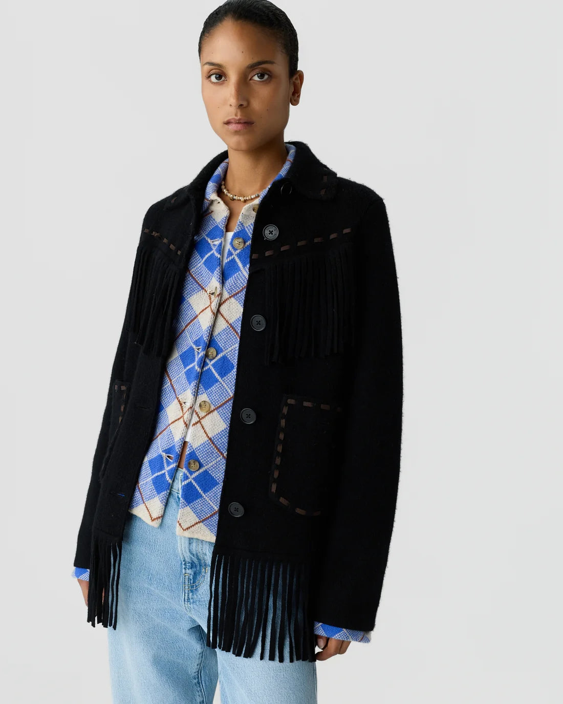 Guest in Residence Western Fringe Jacket