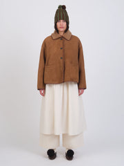 Cawley Studio Suede Back Curly Hair Avis Jacket