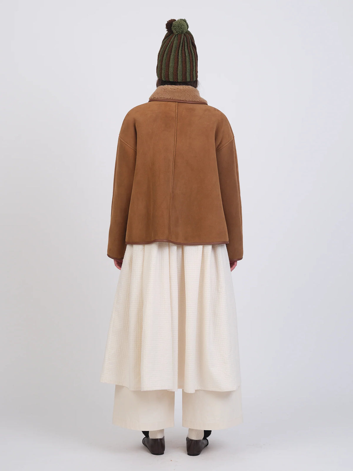Cawley Studio Suede Back Curly Hair Avis Jacket