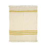 Libeco The Belgian Towel Mustard Stripe Fouta