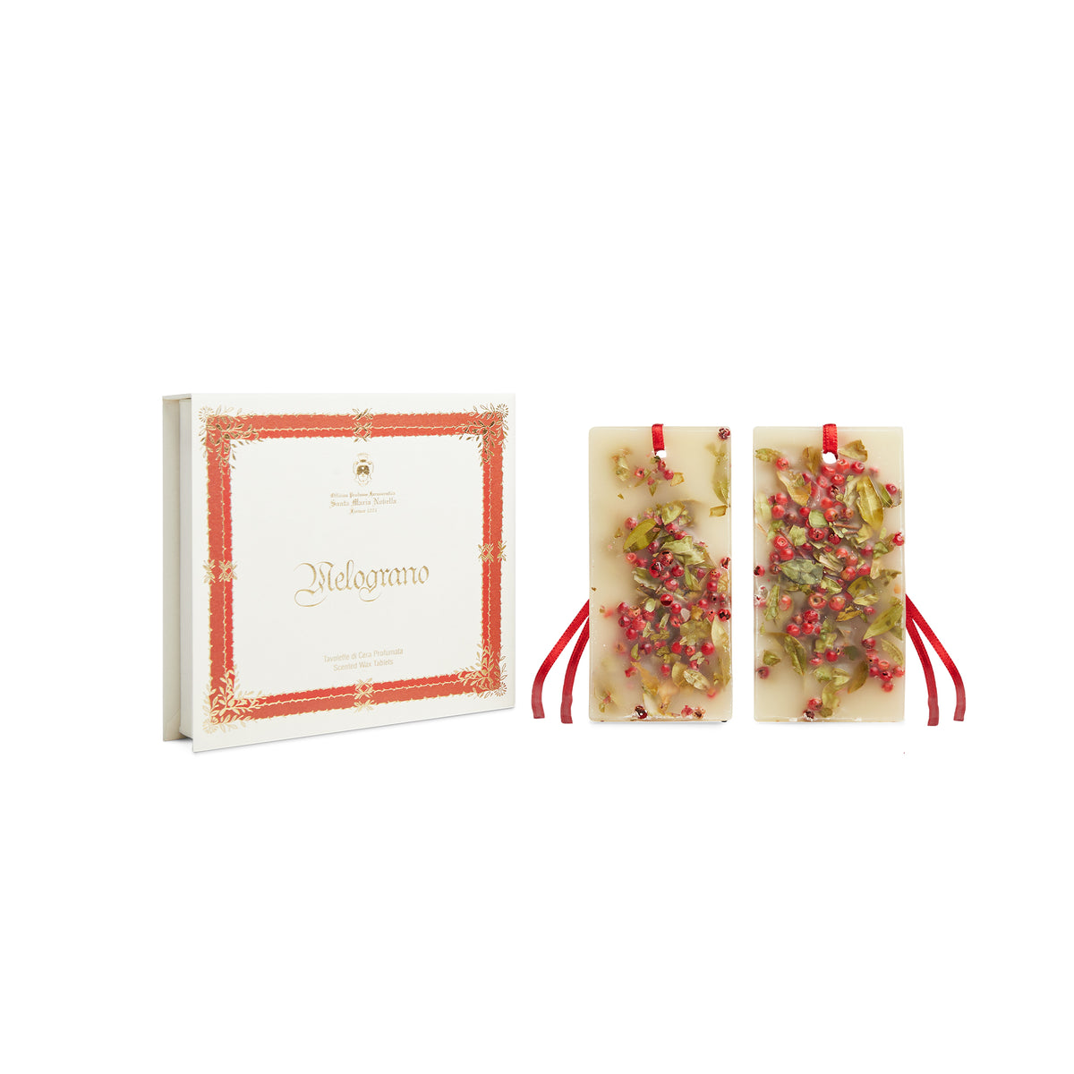 Santa Maria Novella Melograno Wax Tablets (Set Of Two)
