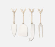 Blue Pheasant Dash Cheese Knives Silver (Set Of Four)