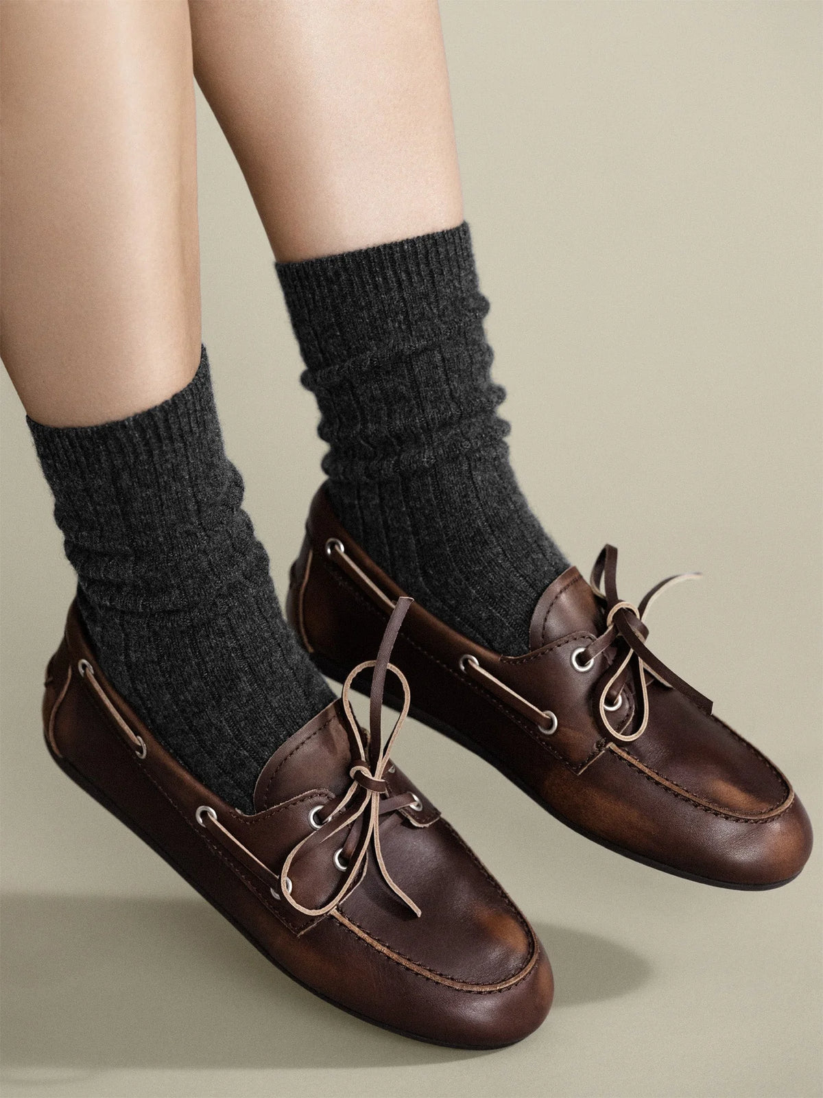 Hansel from Basel Italia Cashmere Rib Crew Sock