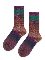 Hansel From Basel Cosmic Space Dye Varsity Crew Sock