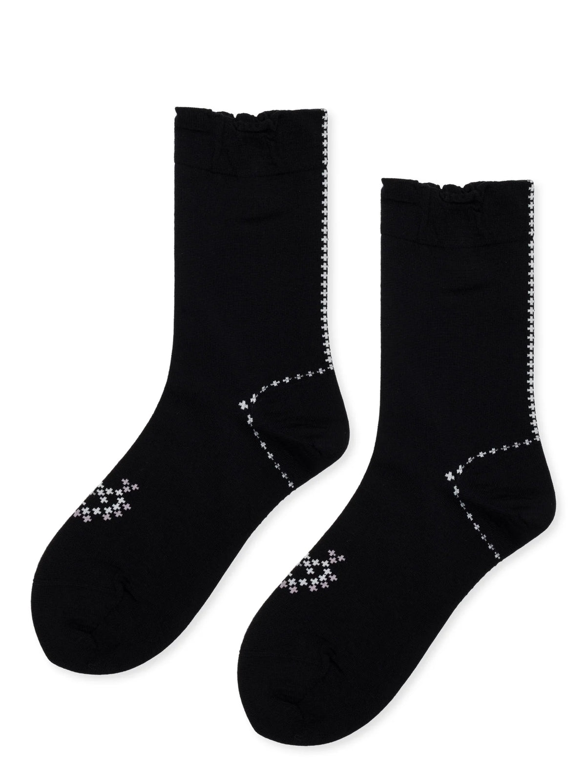 Hansel from Basel Heart Crossstitch Crew Sock