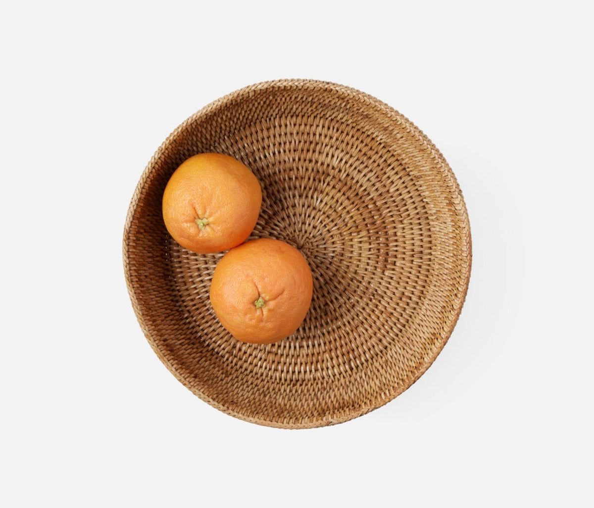 Blue Pheasant Londyn Natural Rattan Small Serving Bowl (10" (D) x 6" (H))