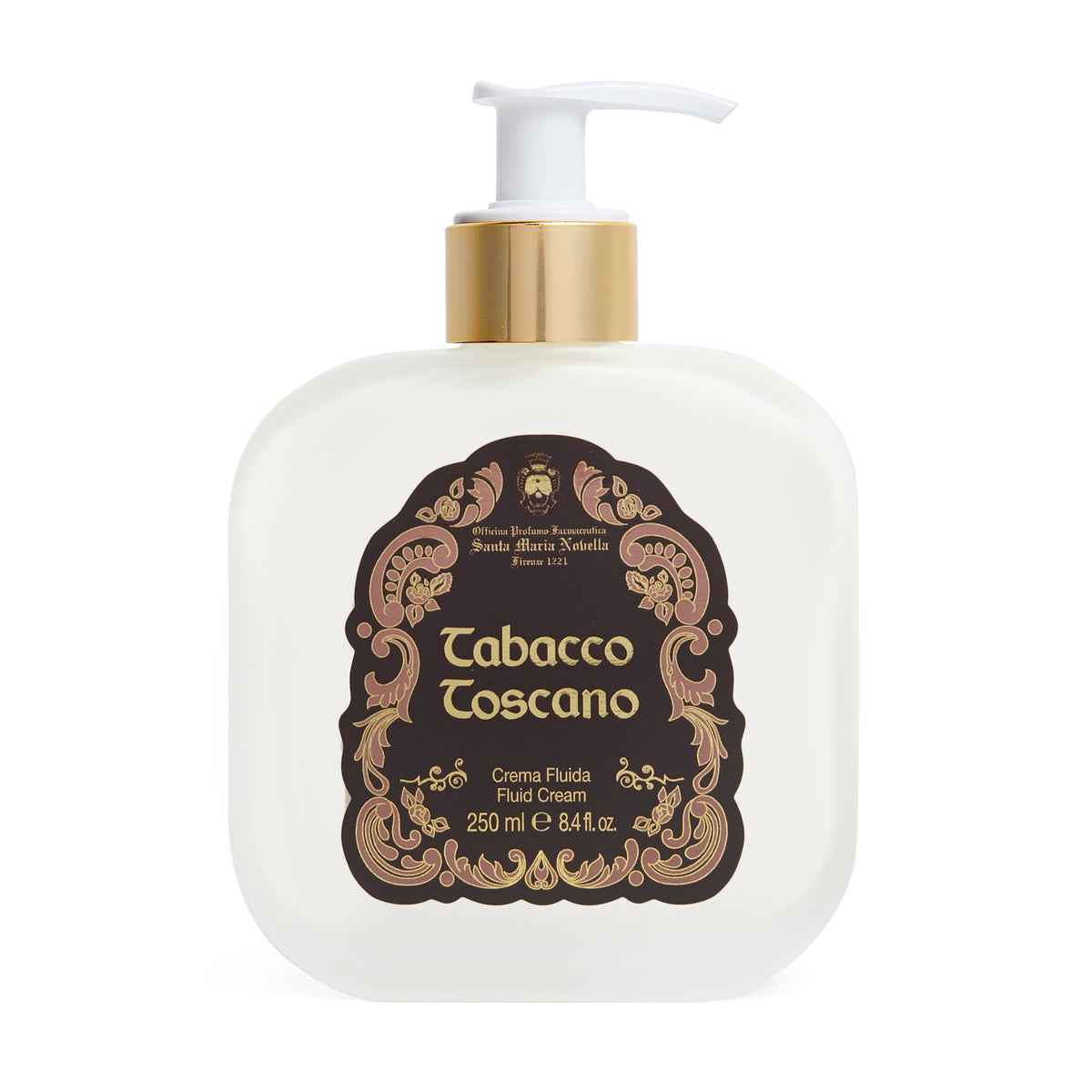 Santa Maria Novella Tabacco Toscano Fluid Body Cream (Glass) (250 ml)