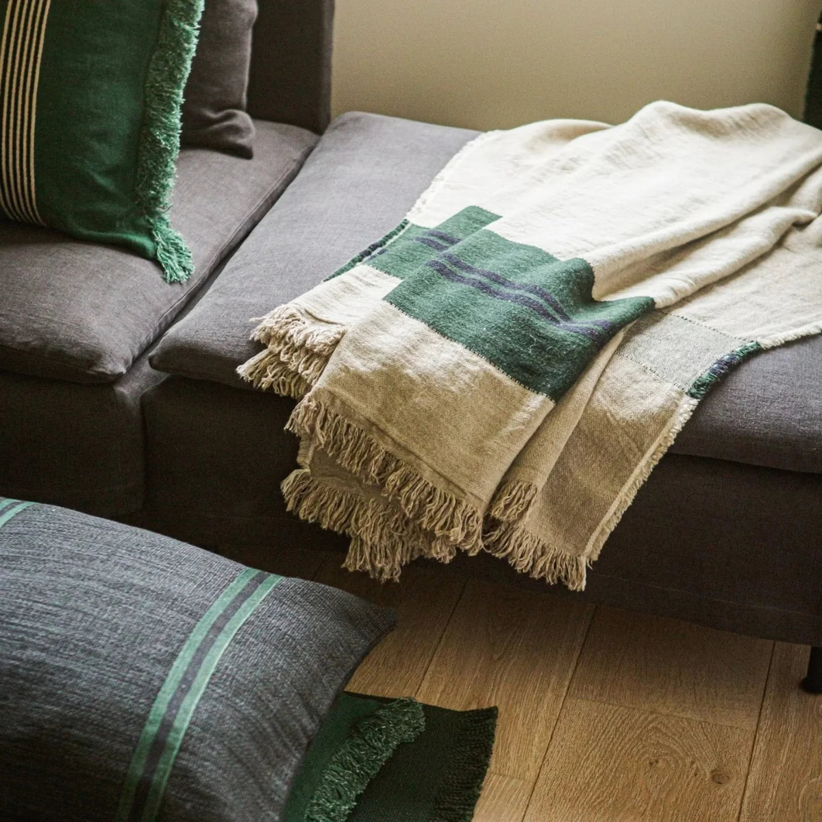 Libeco Omaha Stripe Throw