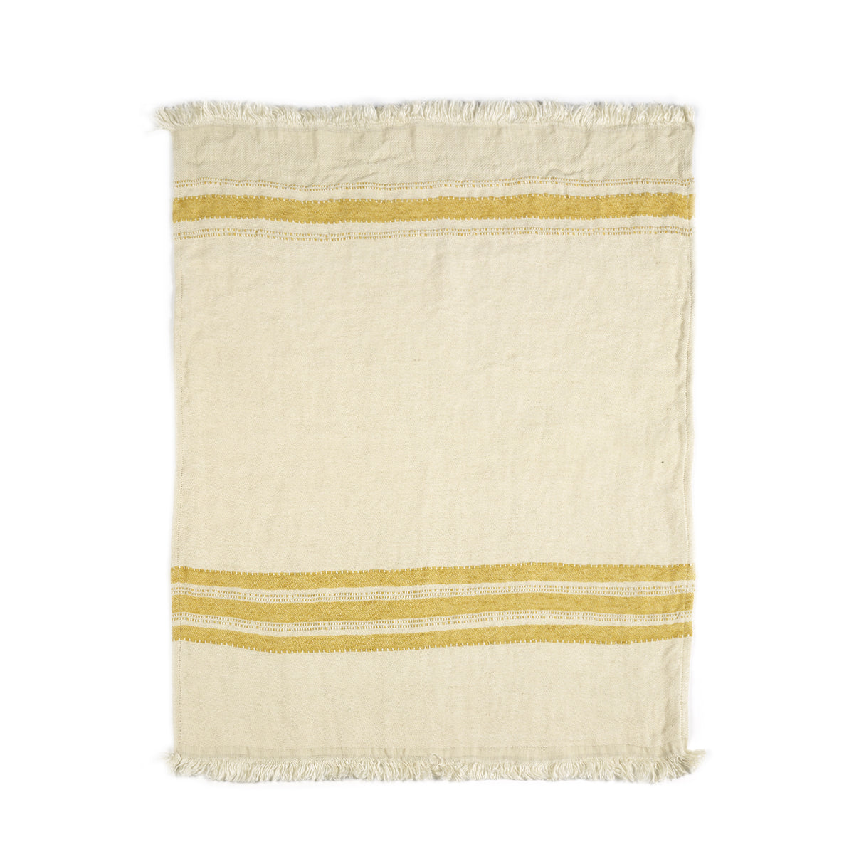 Libeco The Belgian Towel Mustard Stripe Fouta