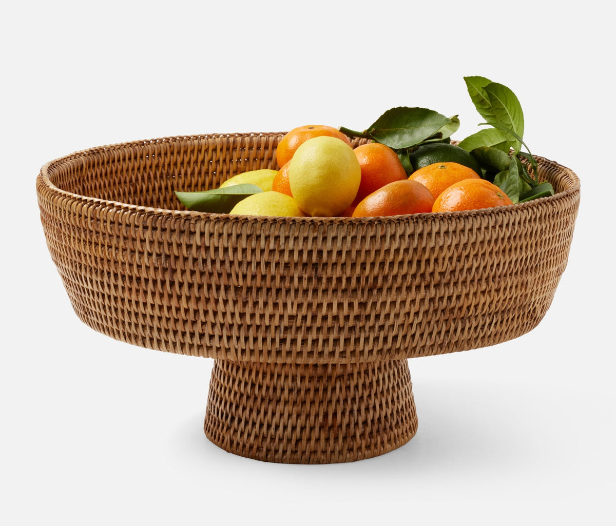 Blue Pheasant Londyn Natural Rattan Large Serving Bowl (13" (D) x 8" (H))