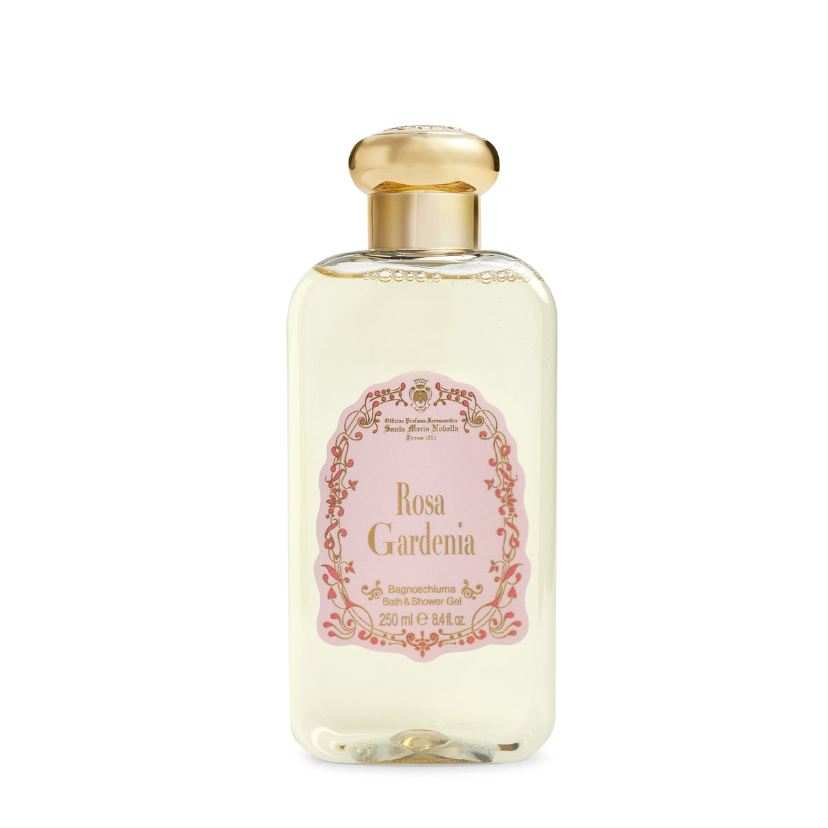 Santa Maria Novella Rosa Gardenia Bath Gel (Plastic) (250 ml)