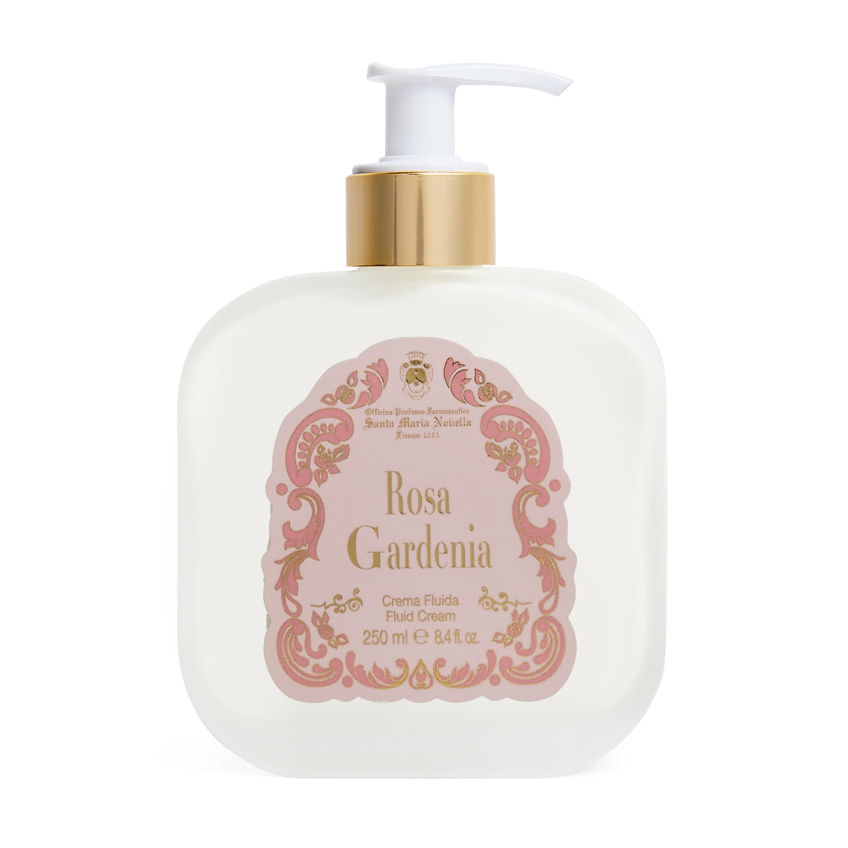 Santa Maria Novella Rosa Gardenia Fluid Body Cream (Glass) (250 ml)
