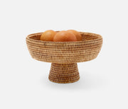 Blue Pheasant Londyn Natural Rattan Small Serving Bowl (10" (D) x 6" (H))