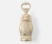Blue Pheasant Marvin Owl Bottle Opener Silver